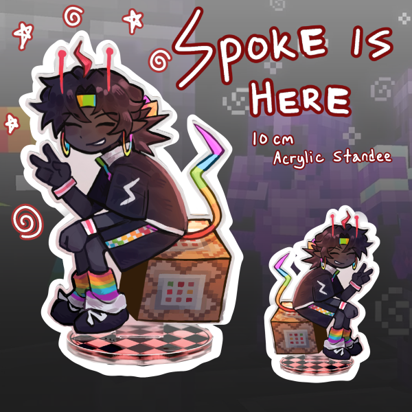 Spoke - Clear Acrylic Standee (10cm)