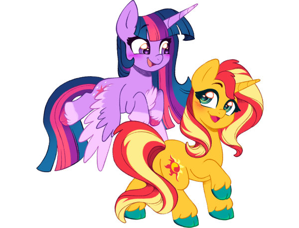Sunlight Couple Keychains (Horse Edition)