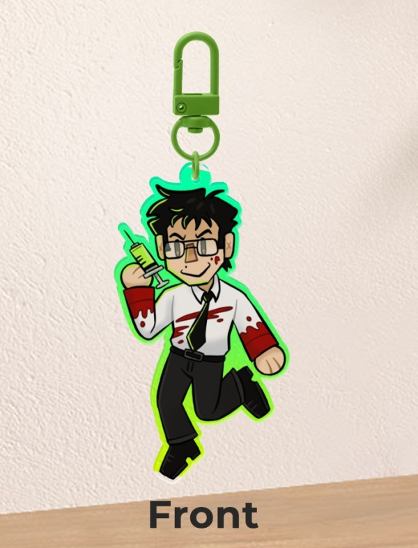 Reanimator Herbert West Double Sided Charm