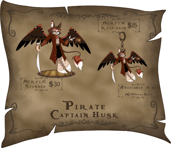 Hazbin Hotel Pirates | Pirate Captain Husk Set
