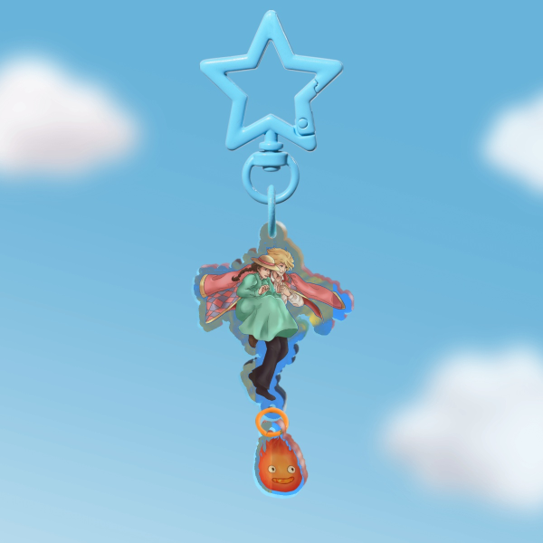 Howl's Moving Castle Acrylic Keychain