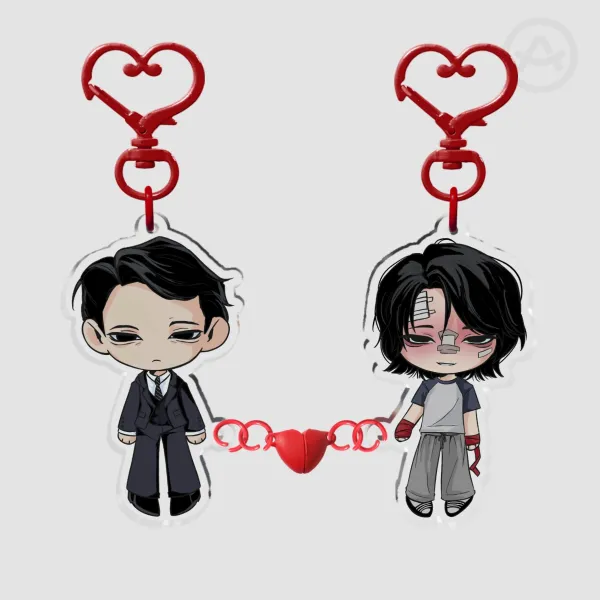 Master peace manwha heartbreaker keychains