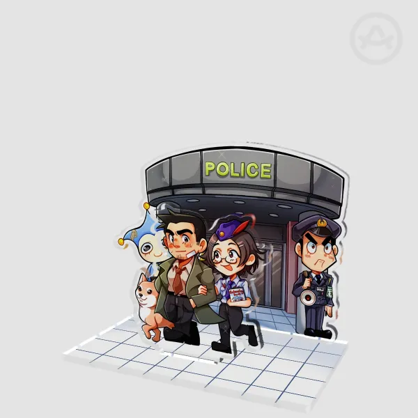 Gumshoe and Maggey Ace attorney double standee!!
