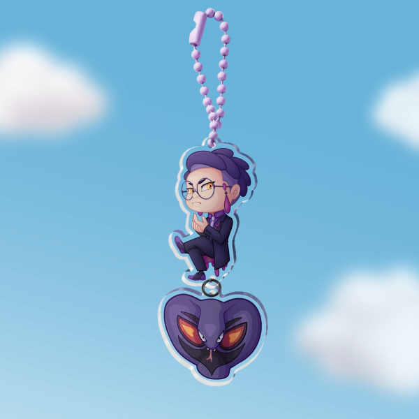 Corbeau & Arbok (Connection Acrylic Keychain)