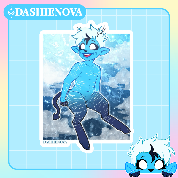 Nova Glossy Sticker