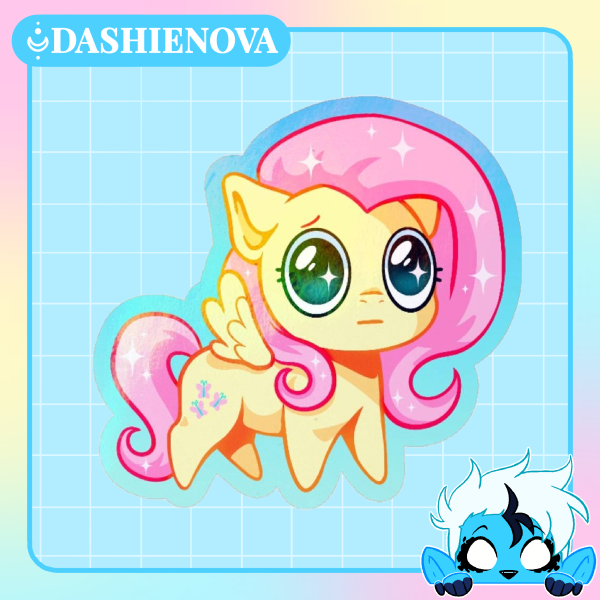 Fluttershy Skrunkly / Autism creature Sticker