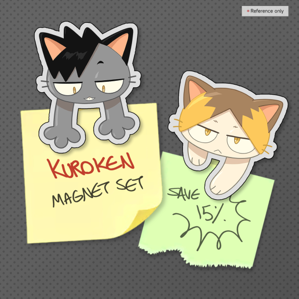 KuroKen Cat Magnets (SAVE 15%)