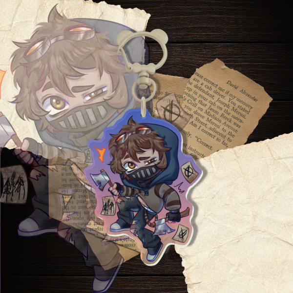 Ticci Toby // Creepypasta - Rounding Acrylic Keychains
