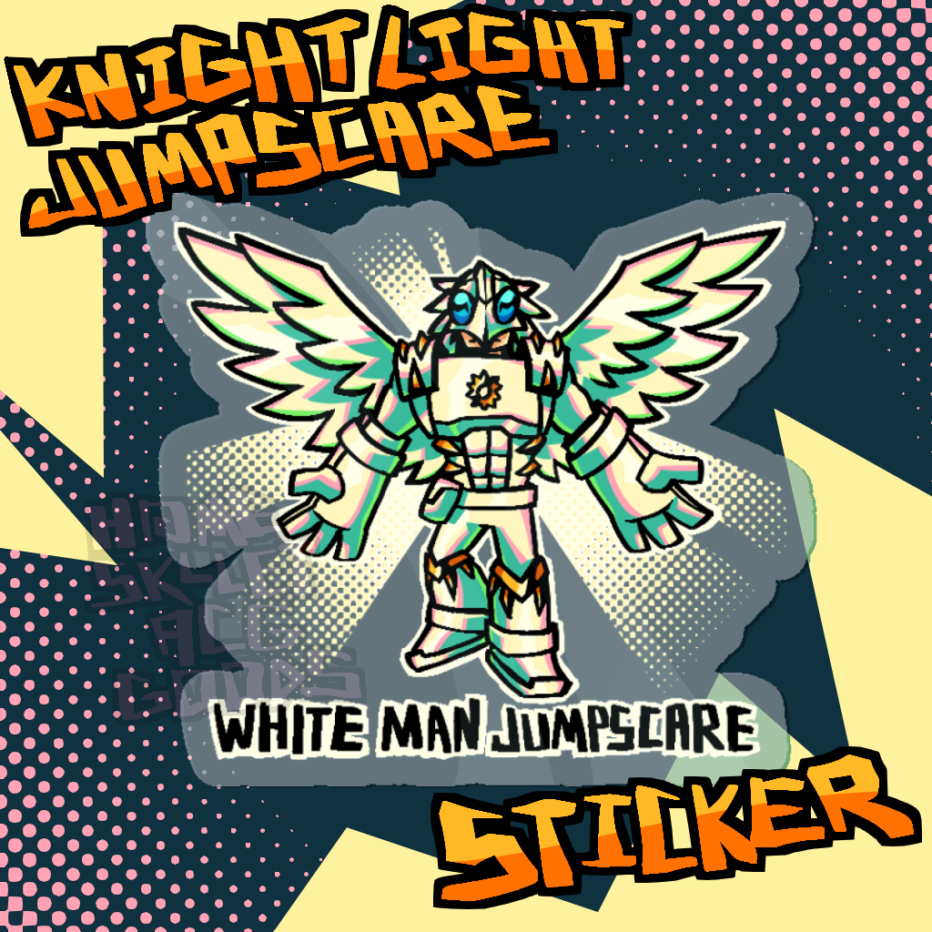 Knight Light Jumpscare Sticker