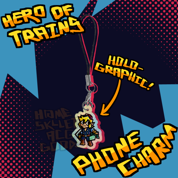 Hero of Trains Phone Charm