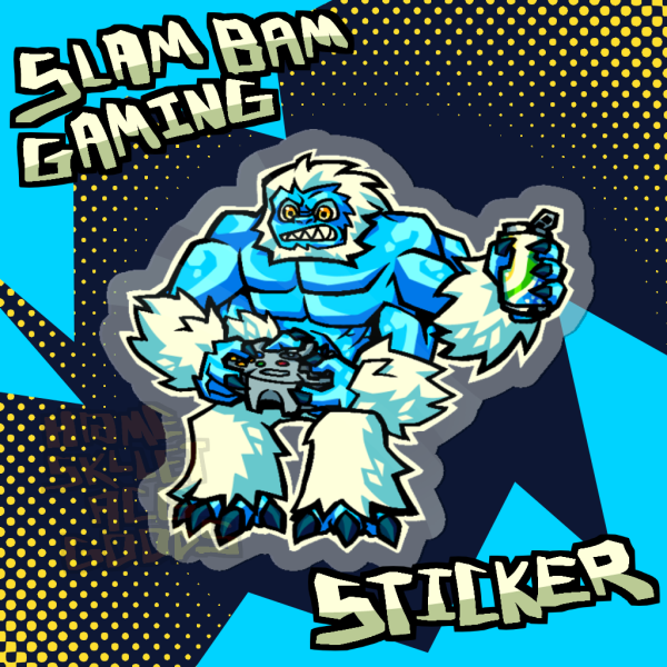 Slam Bam Gaming Sticker