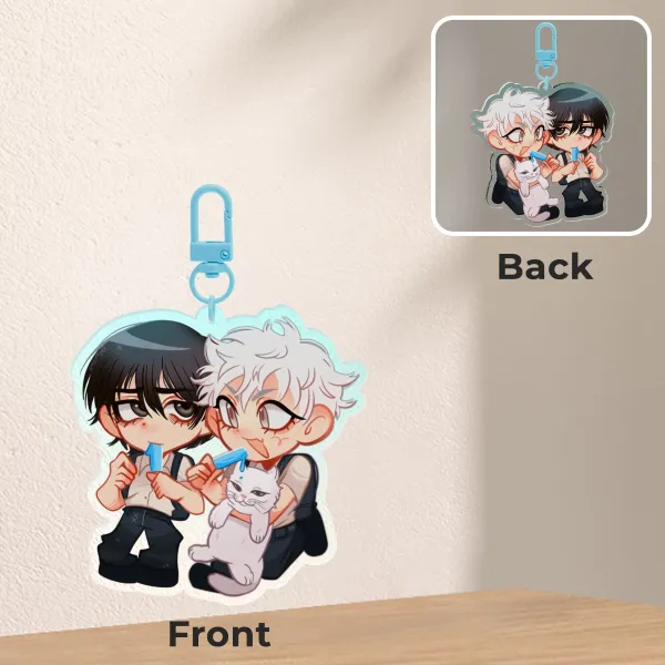 hikaru and yoshiki keychain!!
