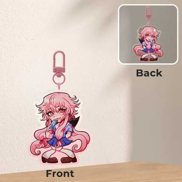 Yuno Gasai keychain!!