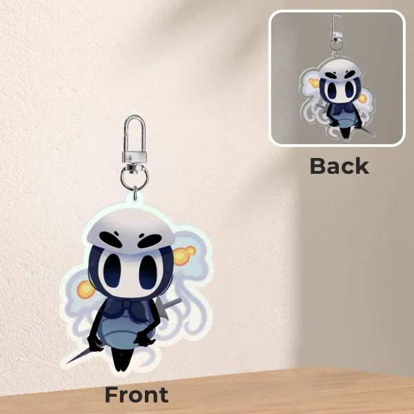 quirrel hollow knight keychain!!