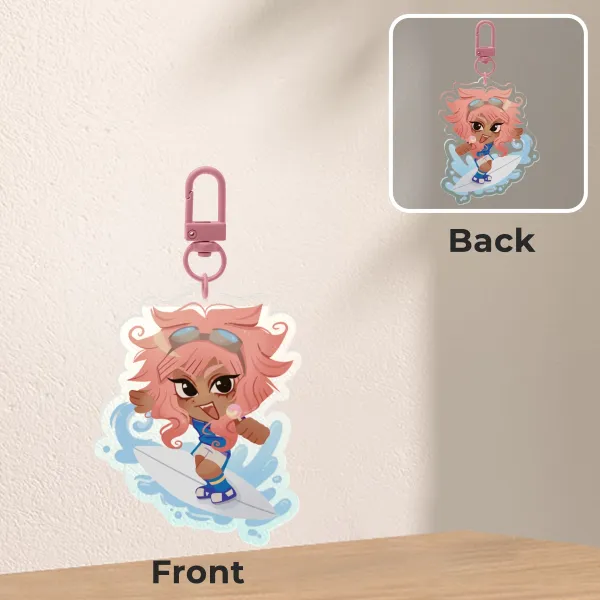 hurley kane inazuma eleven keychain