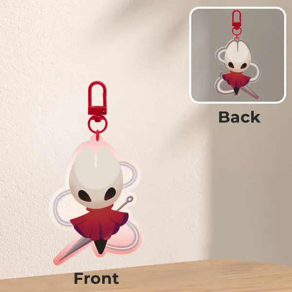 hornet hollow knight keychain!!