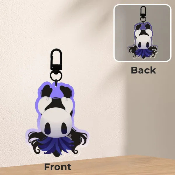 hollow knight keychain!!
