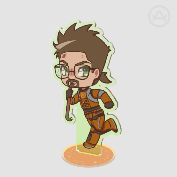 Standee | Half Life - 98’ Edition Gordon Freeman - Acrylic (15cm)