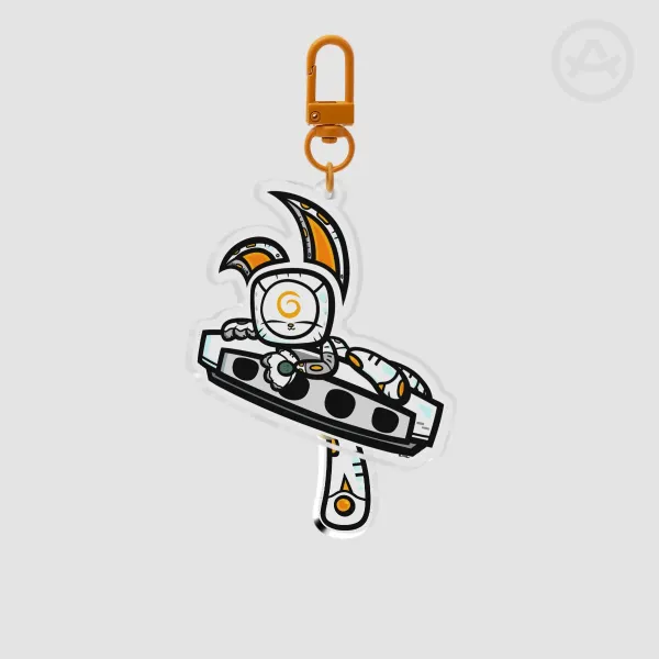 [OC] Dreamcat Tail Keychain
