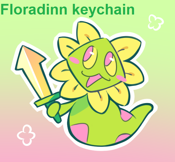 Floradinn Acrylic Keychain