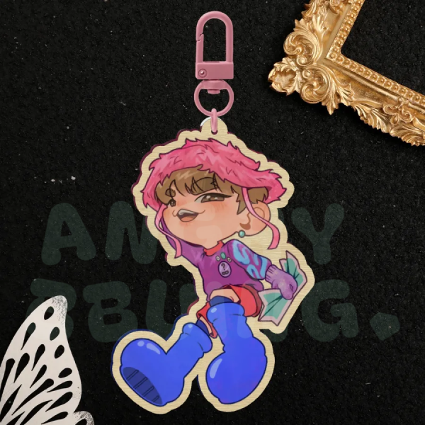 SHINee BOKEYSILLee Wood Keychain