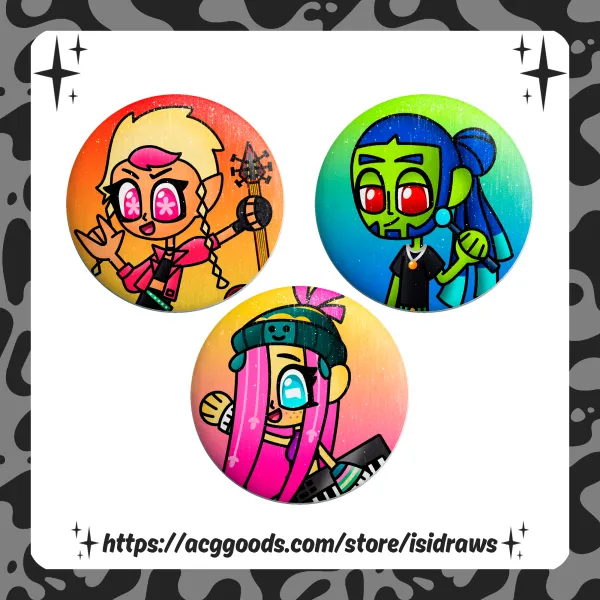 NSR2 B2J Button Pins Set