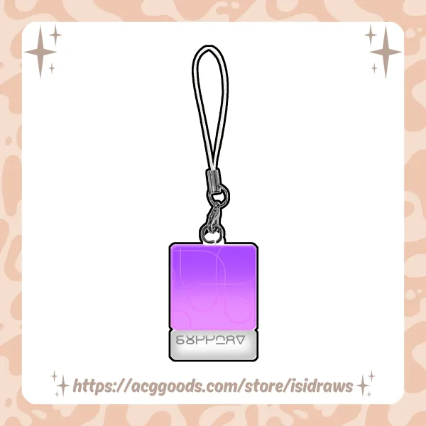 Support Color Chip Phone Charm