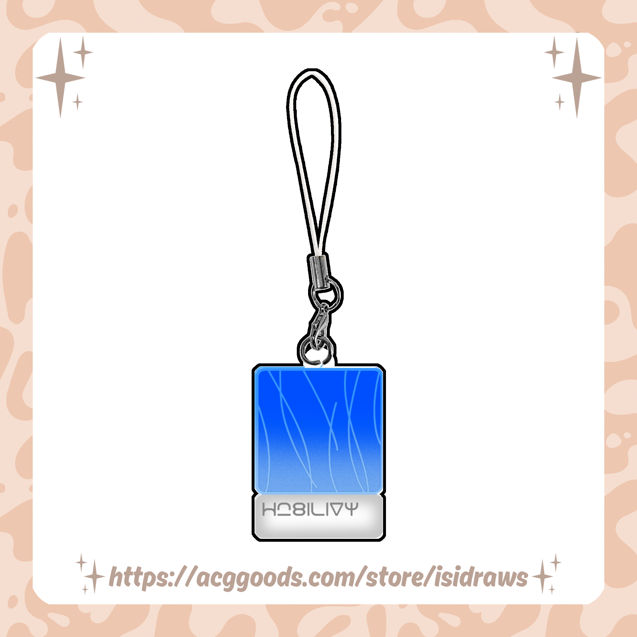 Mobility Color Chip Phone Charm