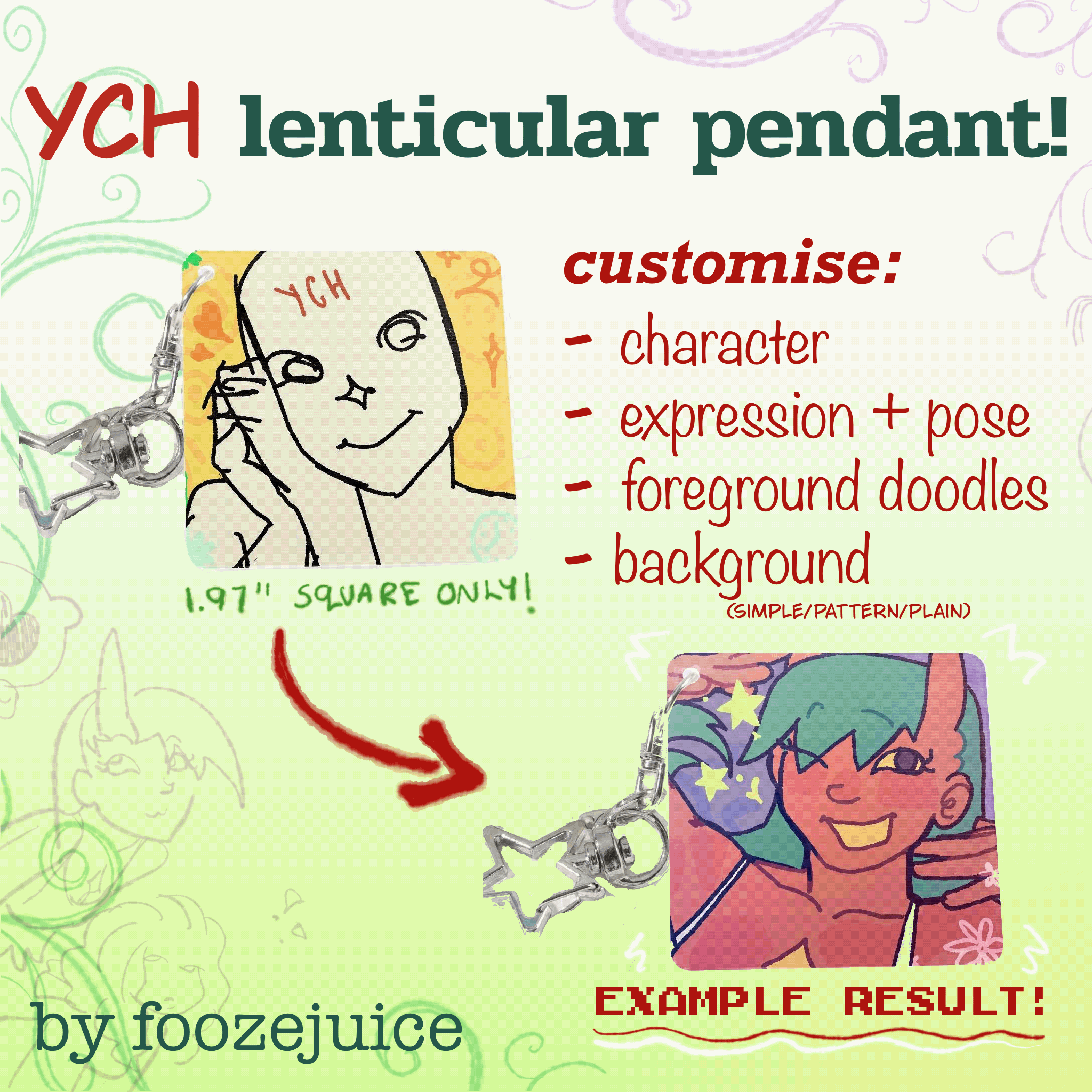 YCH - Lenticular Pendant