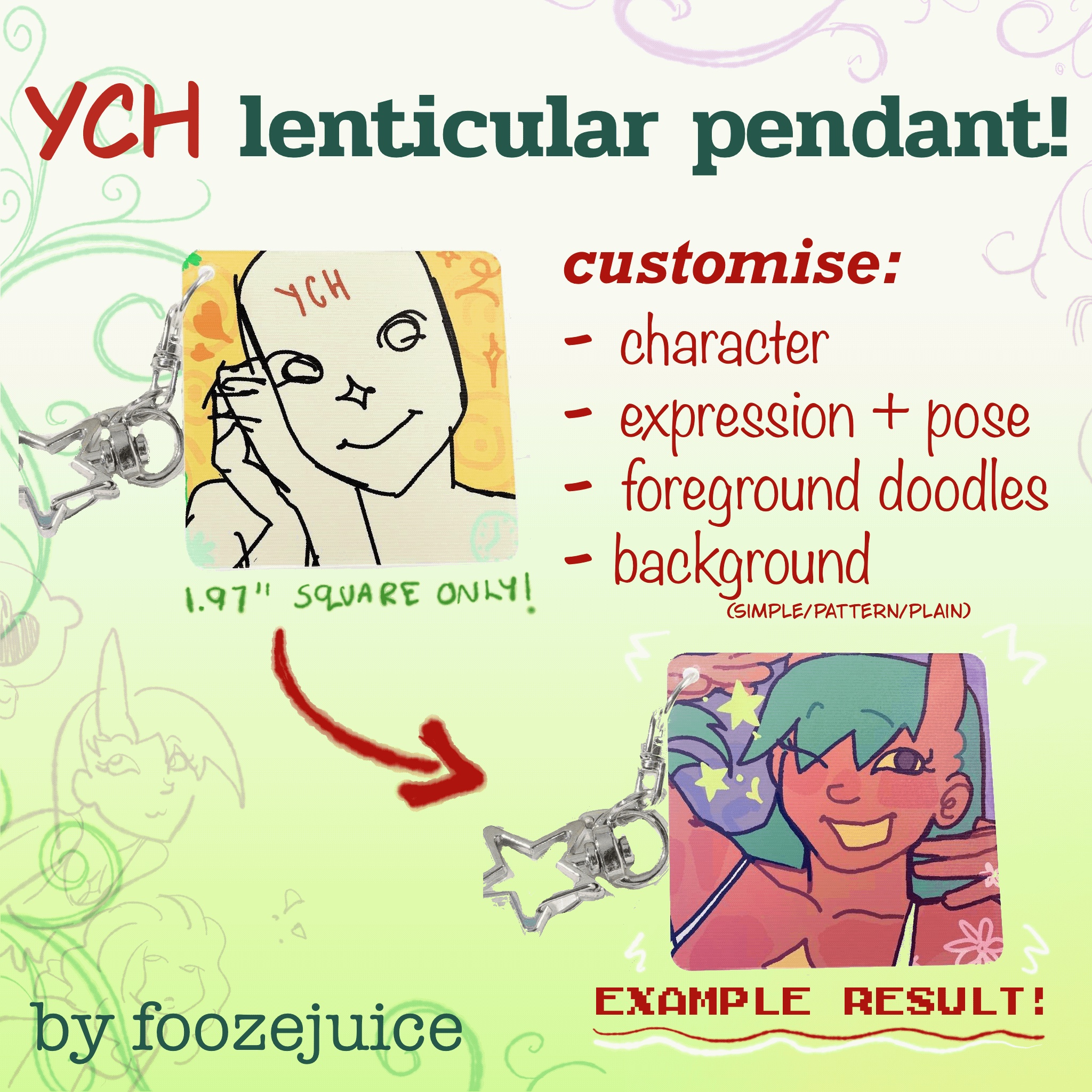 YCH - Lenticular Pendant