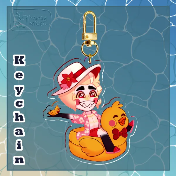 Summer Lucifer || Clear Acrylic Keychains