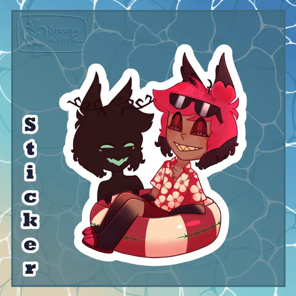 Summer Alastor || Die Cut Sticker
