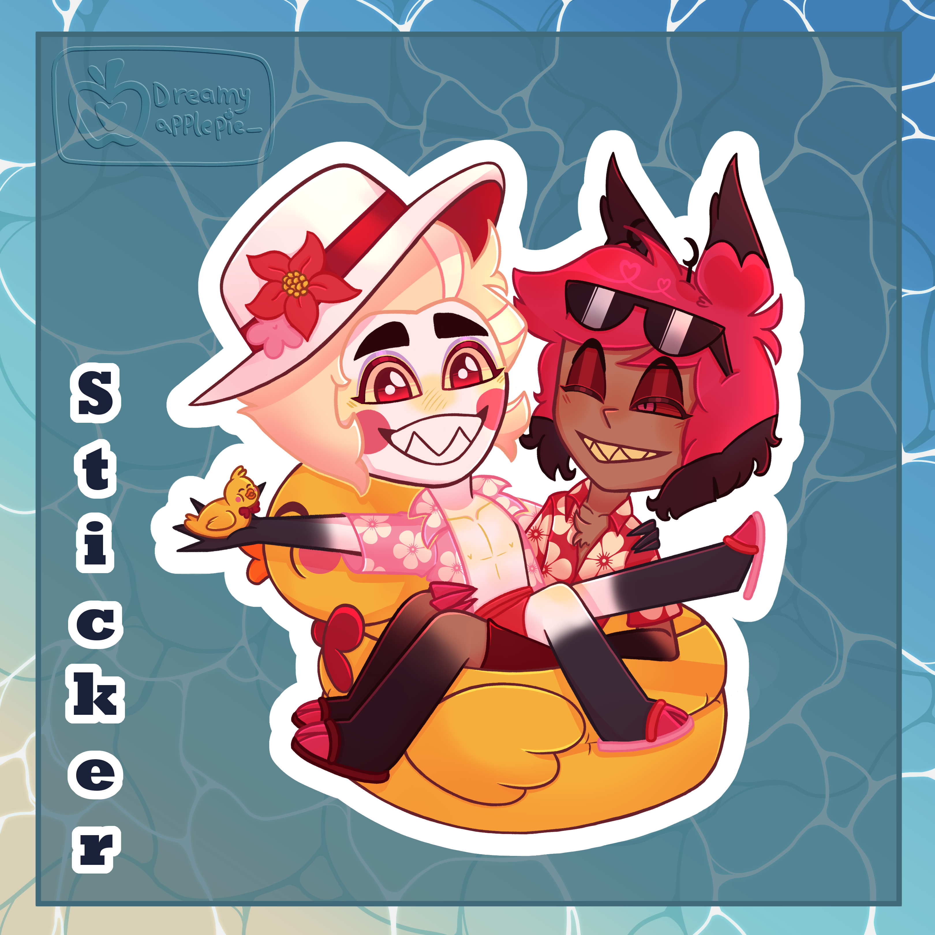 Summer dads Radioapple || Die Cut Sticker