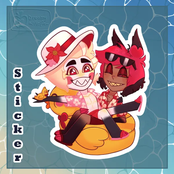 Summer dads Radioapple || Die Cut Sticker
