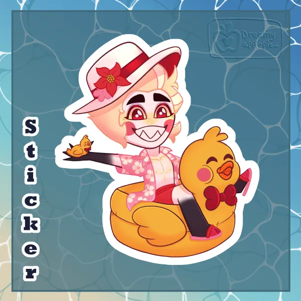 Summer Lucifer || Die Cut Sticker