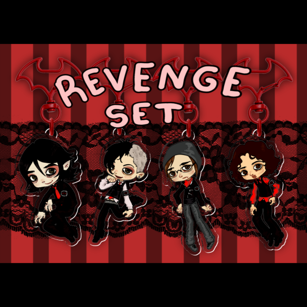 Revenge MCR Keychains Set