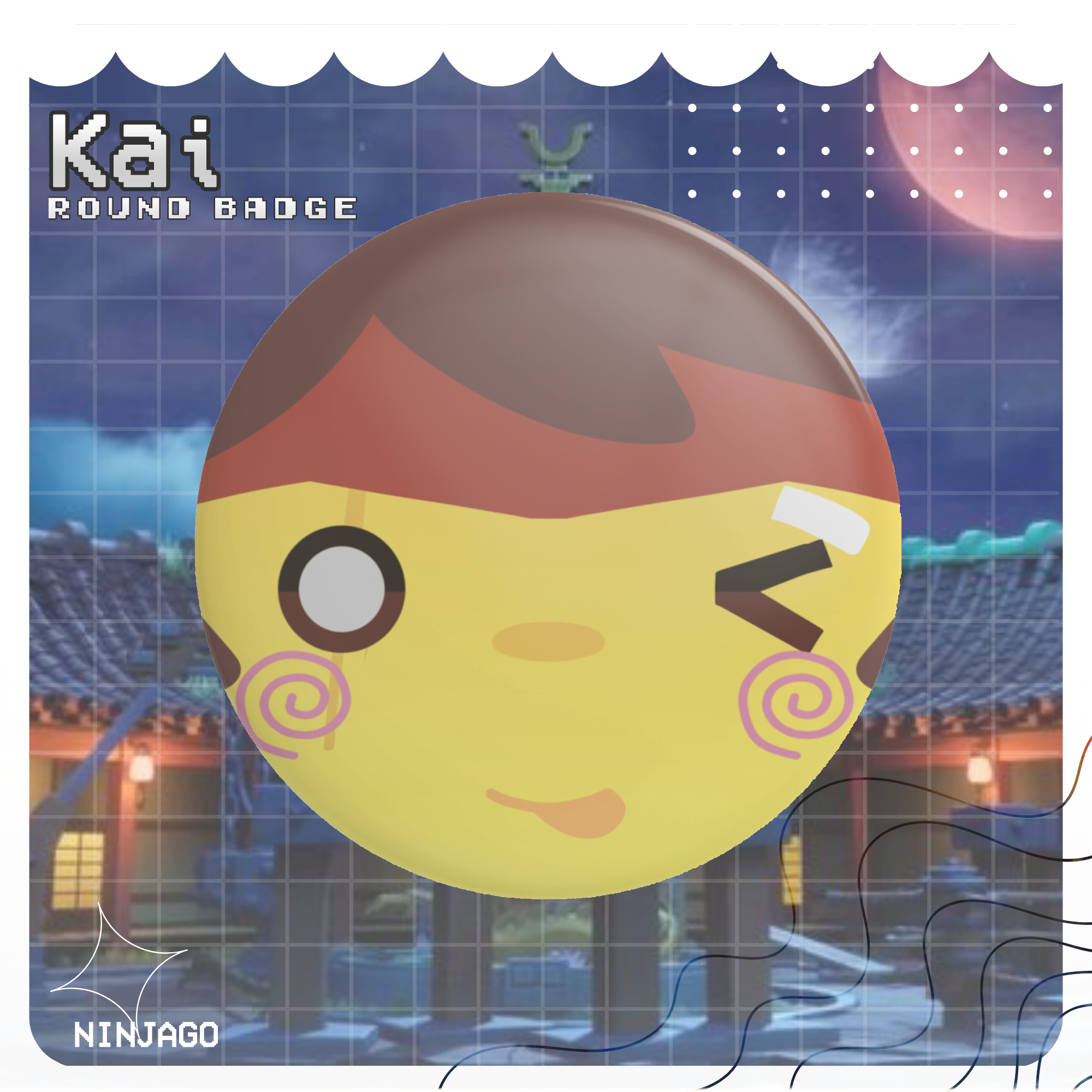 Kai Ninjago Round Badge
