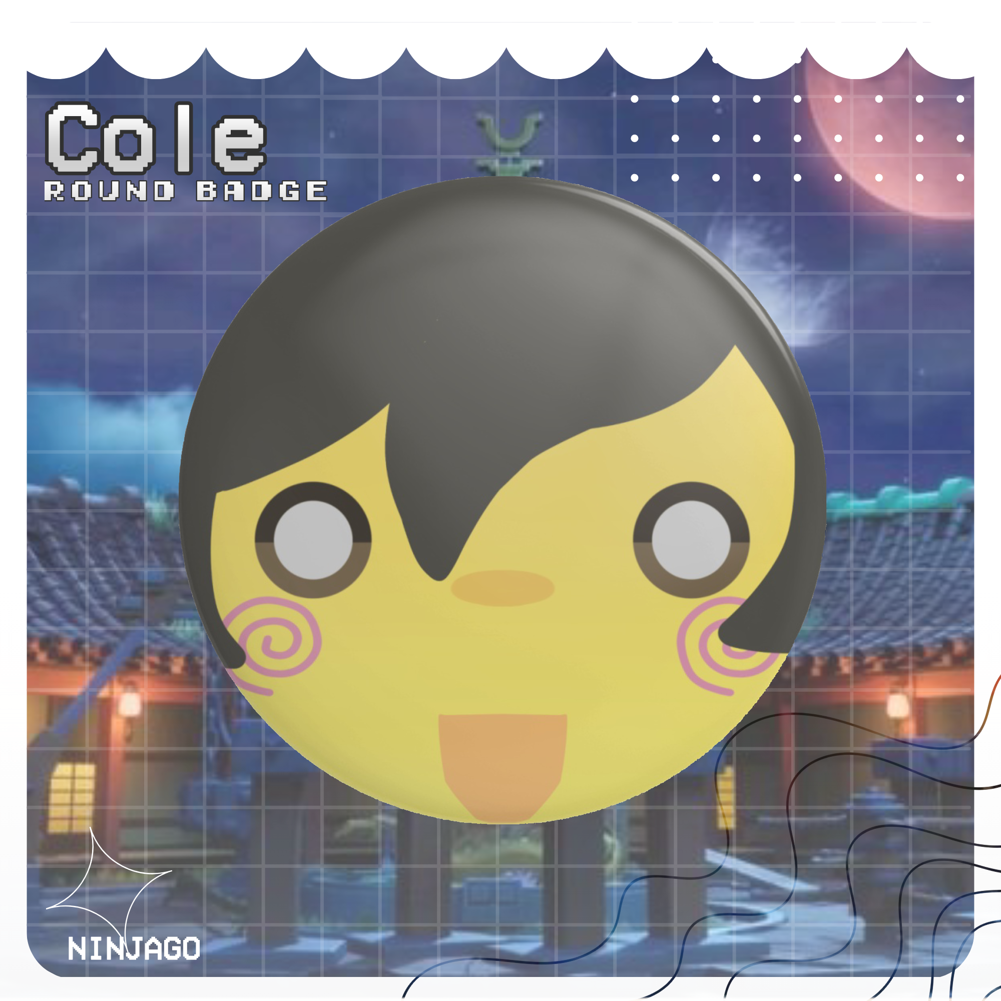 Cole Ninjago Round Badge