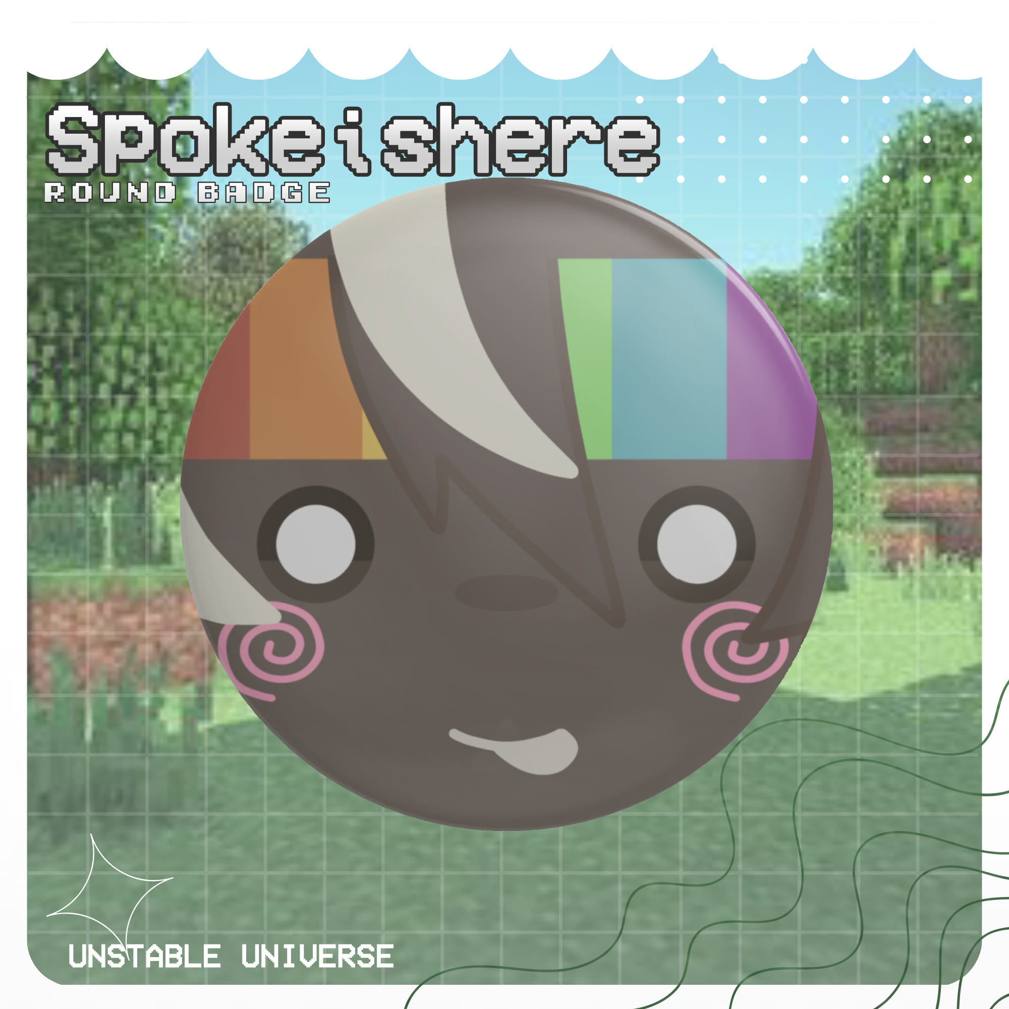 [UU] Spokeishere Round Badge