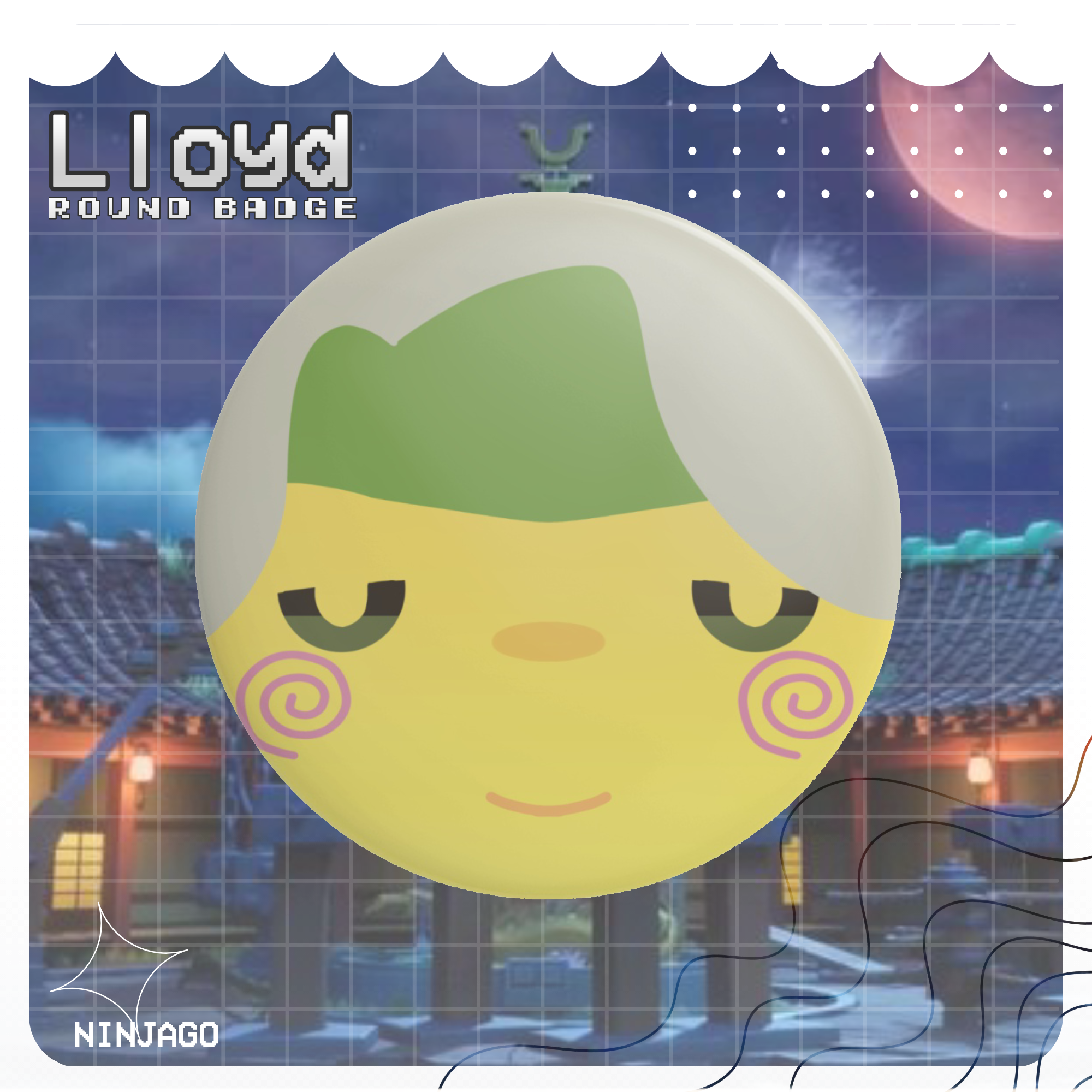 Lloyd Ninjago Round Badge