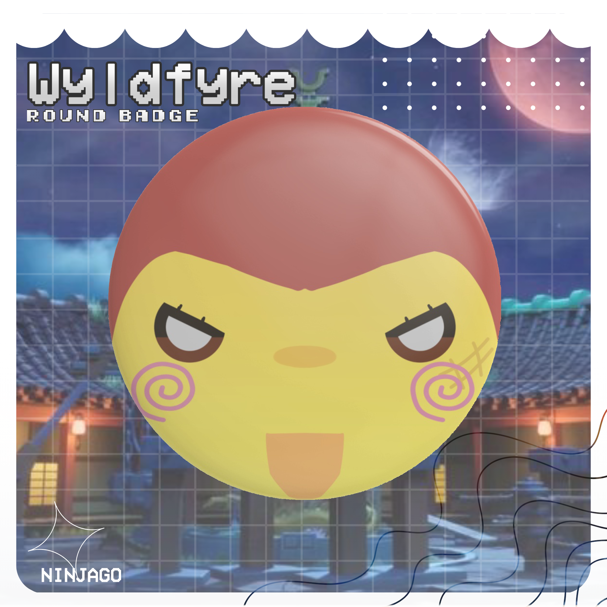 Wyldfyre Ninjago Round Badge