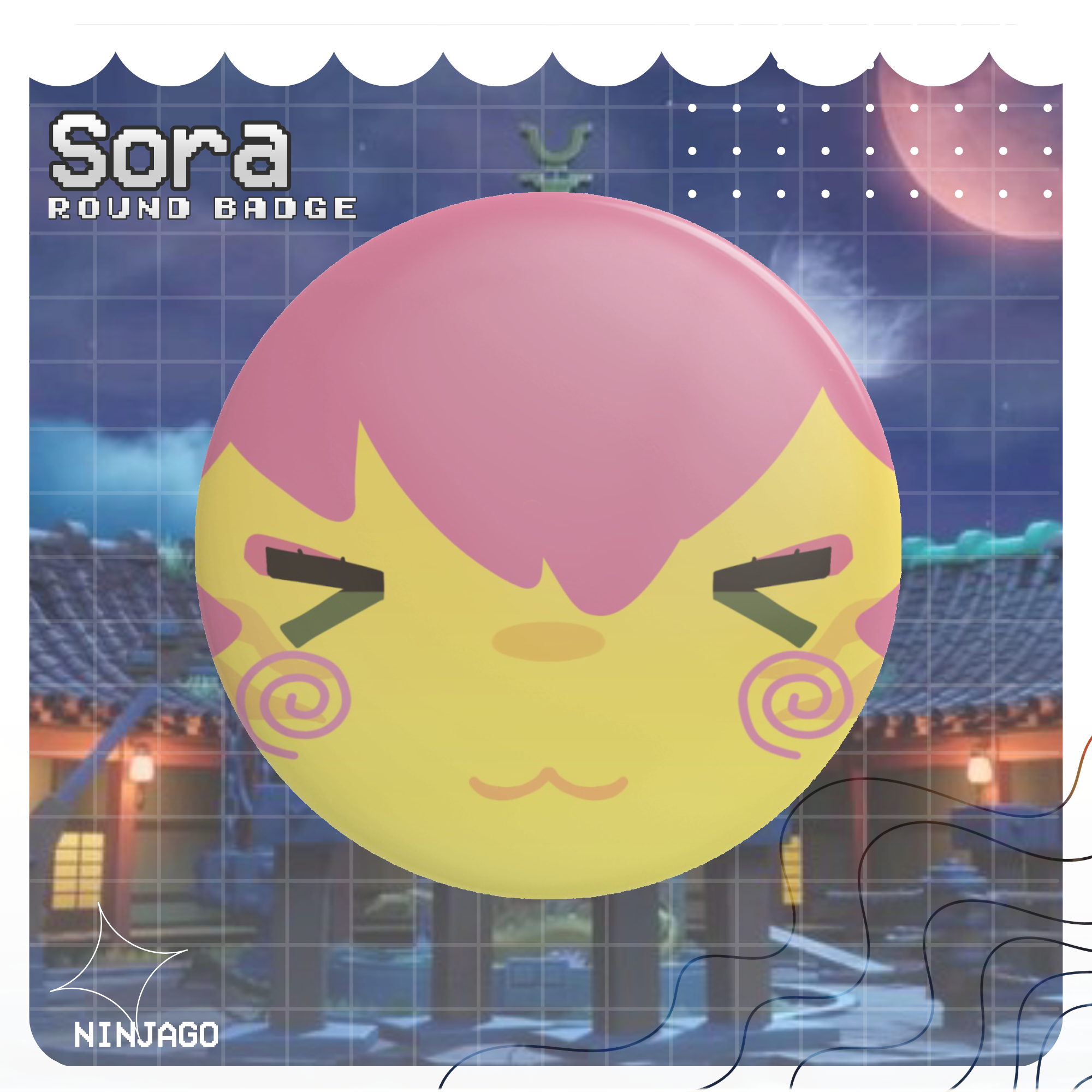 Sora Ninjago Round Badge