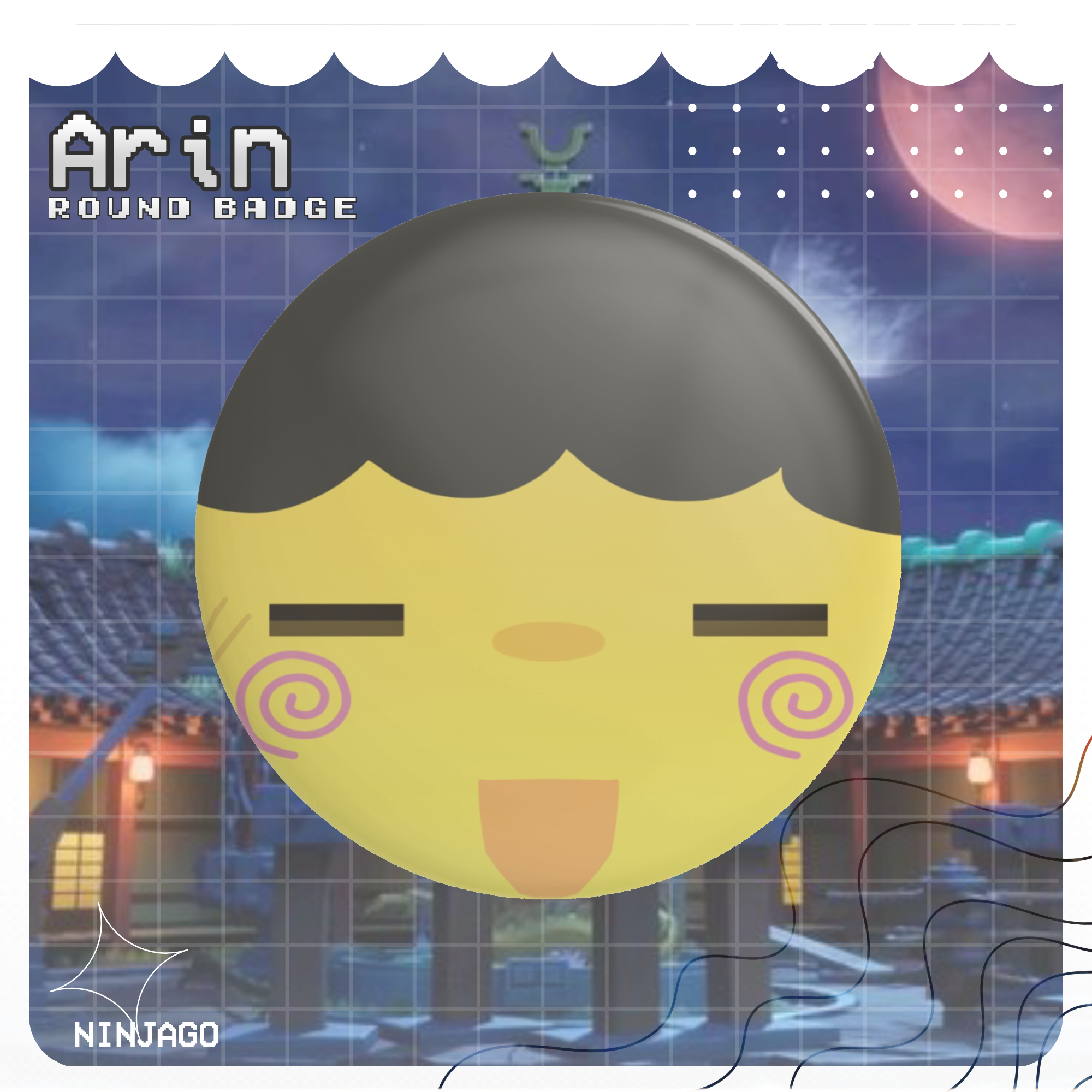 Arin Ninjago Round Badge