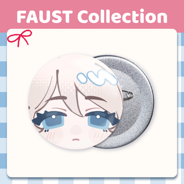 『FAUST』Chibi Face Badge