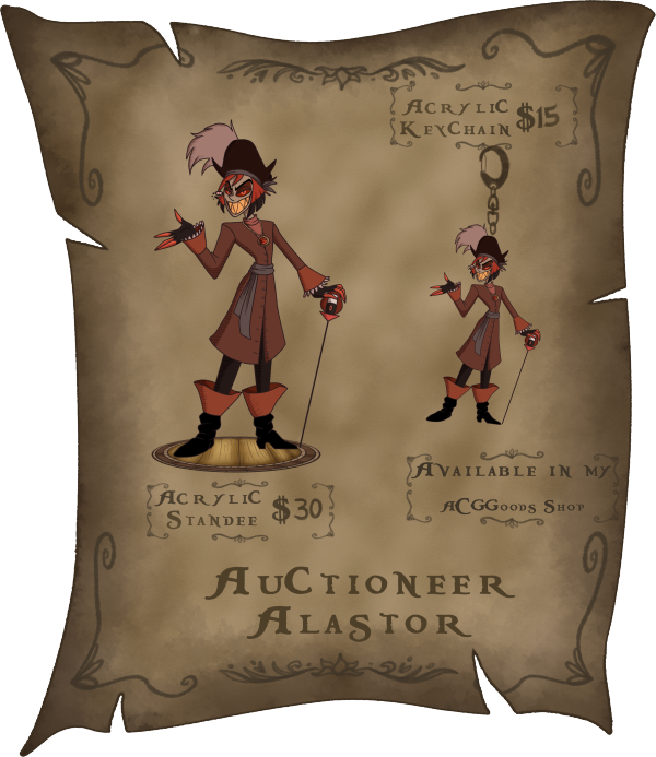 Hazbin Hotel Pirates | Auctioneer Alastor Set