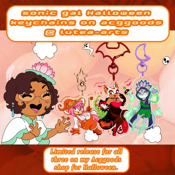 Halloween costume keychains set