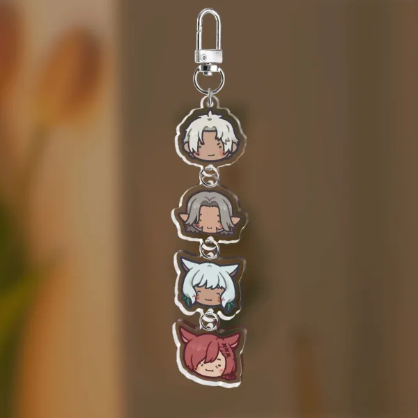 FFXIV Scions Connection Keychain - Thancred, Urianger, Y'shtola, G'raha