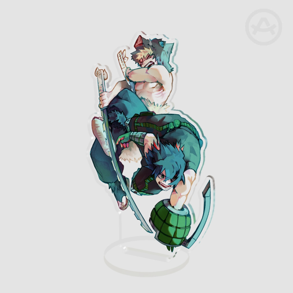 Bakugo and Inosuke Standee
