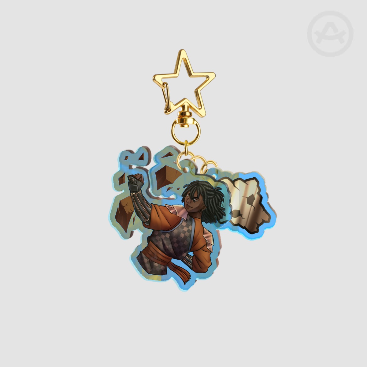 Cole 2-piece keychain || Ninjago