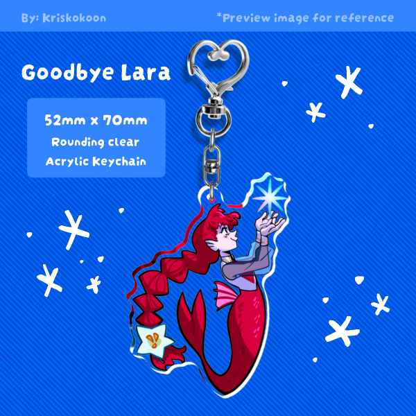 Goodbye Lara Mermaid | Keychain